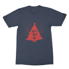 Let's Get Lit Funny Christmas Drinking T-Shirt Lets Get Lit Christmas Shirt