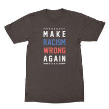 Make Racism Wrong Again Shirt Trump is a Racist T Shirt Anti Racism Tshirt