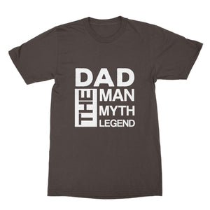 Dad the Man the Myth the Legend Tshirt Fathers Day Tshirts Funny Dad Shirts