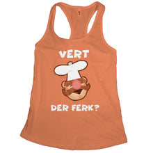 Vert Der Ferk Tank Women Swedish Chef Tank Top