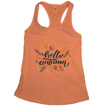 Thanksgiving Tank Top Women Hello Autumn Fall Season Tops Women