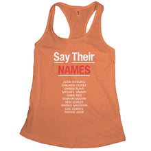 Say Their Names Black Lives Matter Tank Top Women Civil Rights Tank