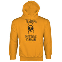 Funny Llama Hoodies This Llama Doesnt Want Your Drama Hoodie