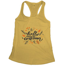 Thanksgiving Tank Top Women Hello Autumn Fall Season Tops Women