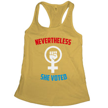 Nevertheless She Voted Tank Democrat Tank Top Women She Persisted Tank Top