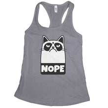 Grumpy Cat Tank Top Cat Nope Tank Top Women