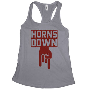Horns Down Tank Top Womens Horns Down Oklahoma