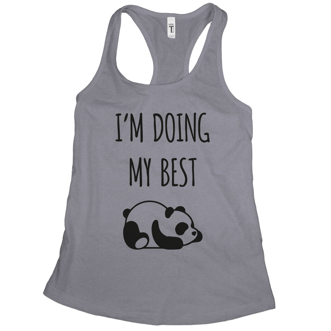 Funny Unicorn Tank Tops Doing My Best Tank Women