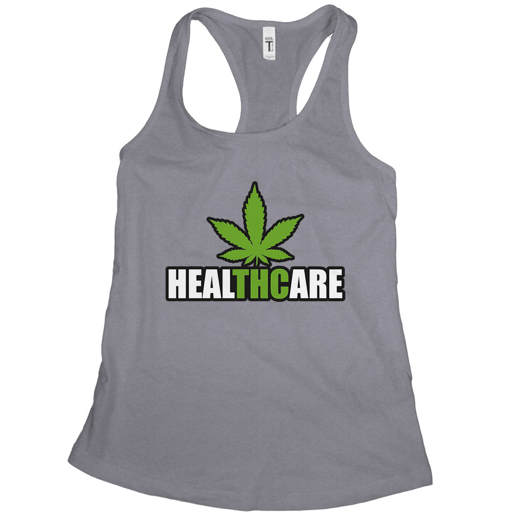 Cannabis Tank Top Women Weed Tank Top THC Healthcare