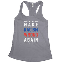 Make Racism Wrong Again Tank Women Tank Top Trump is a Racist Anti Racism Tank Top