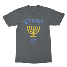 Funny Hanukkah Holiday Shirts Lets Get Lit Hanukkah Shirt Chanukah Shirt