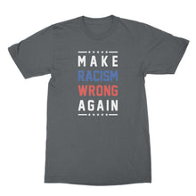 Make Racism Wrong Again Shirt Trump is a Racist T Shirt Anti Racism Tshirt