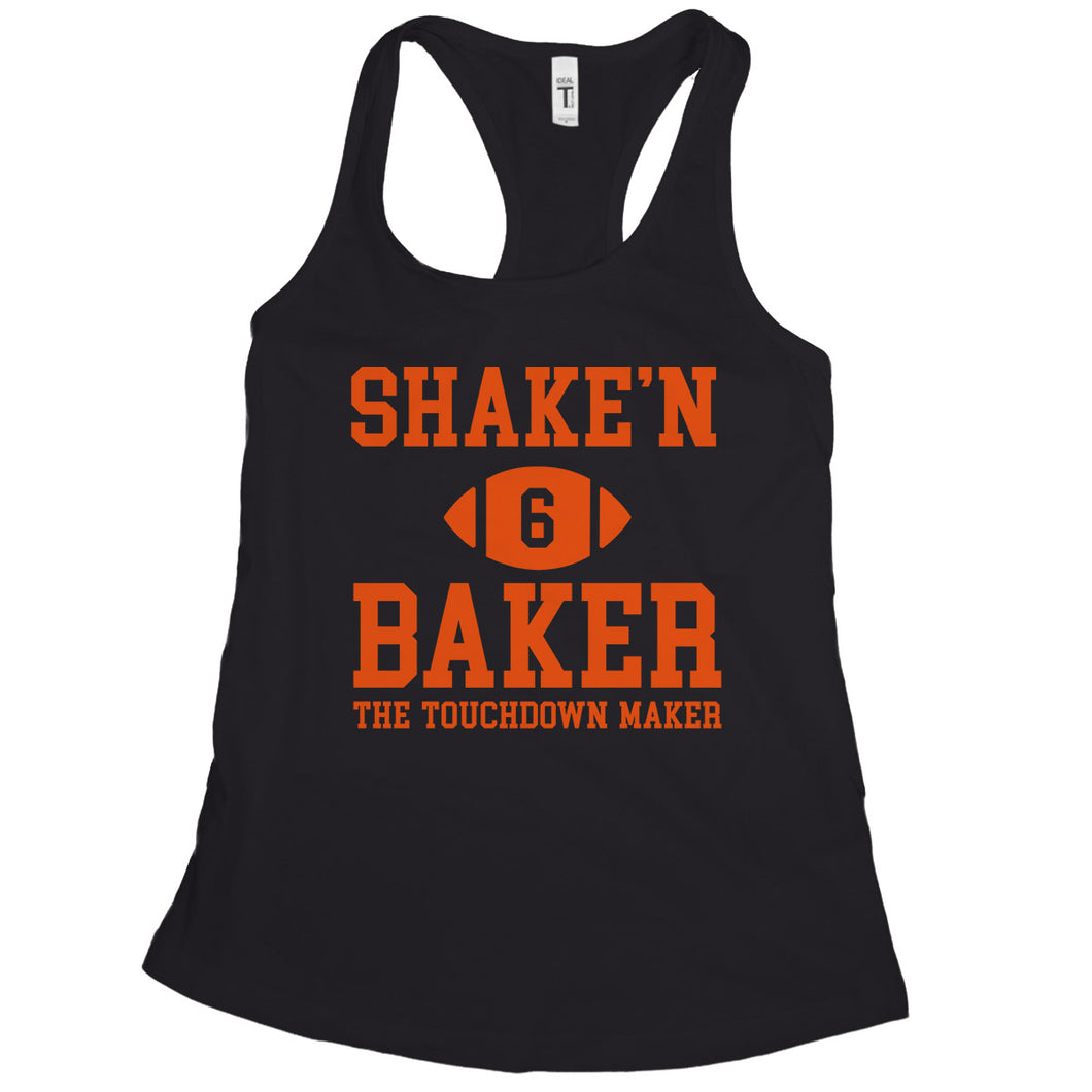 Baker Mayfield Tank Top Womens Shake and Baker the Touchdown Maker