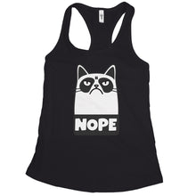 Grumpy Cat Tank Top Cat Nope Tank Top Women