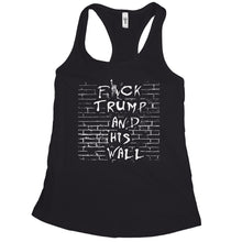 F*ck The Wall Tank Top Anti Trump Tanks for Women Build Bridges Not Walls