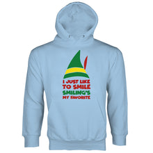 Buddy the Elf Hoodie I Just Like to Smile Smiling's My Favorite