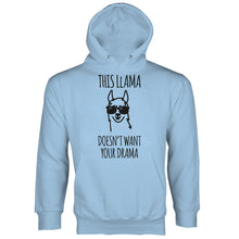 Funny Llama Hoodies This Llama Doesnt Want Your Drama Hoodie