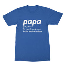 Papa Grandpa Shirt Papa Like A Grandpa Only Cooler Funny Grandfather Shirt