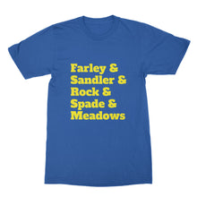 Jonah Hill Shirt Sandler and Farley and Rock and Spade and Meadows SNL