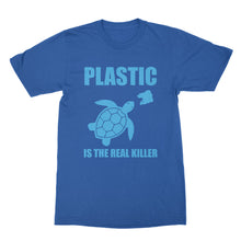Plastic is the Real Killer Tshirt Protect Our Oceans Tee Shirt Save The Turtles Shirt