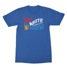 Red White and Brew Shirt Patriotic Beer Shirt Fourth of July Beer Shirt