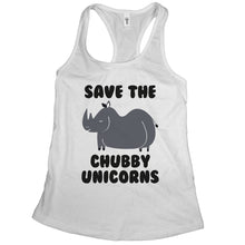 Save the Chubby Unicorns Tank Top Womens Save the Chubby Unicorns Shirt Women
