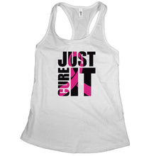 Just Cure It Breast Cancer Awareness Tank Tops for Women Just Cure It