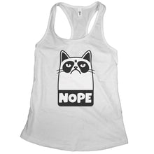 Grumpy Cat Tank Top Cat Nope Tank Top Women