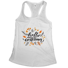 Thanksgiving Tank Top Women Hello Autumn Fall Season Tops Women