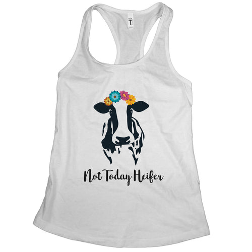 Cow Tank Top Womens Not Today Heifer Tank Top
