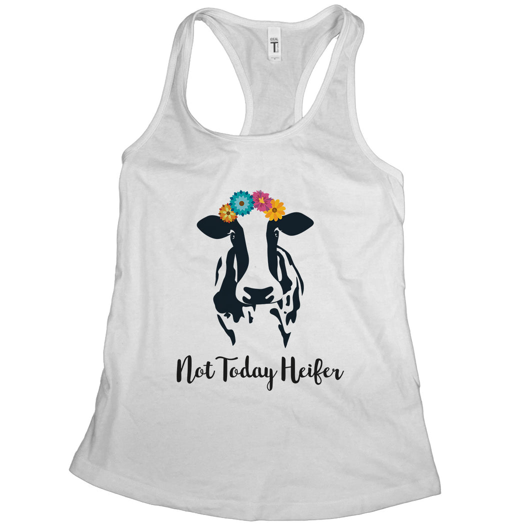 Cow Tank Top Womens Not Today Heifer Tank Top