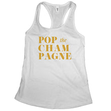Pop the Champagne Tank Womens New Years Tank Top