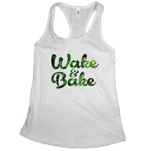 Wake and Bake Tank Top Stoner Tanks for Women Cannabis Clothes for Women