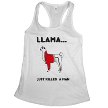 Llama Just Killed a Man Tank Llama Freddie Mercury