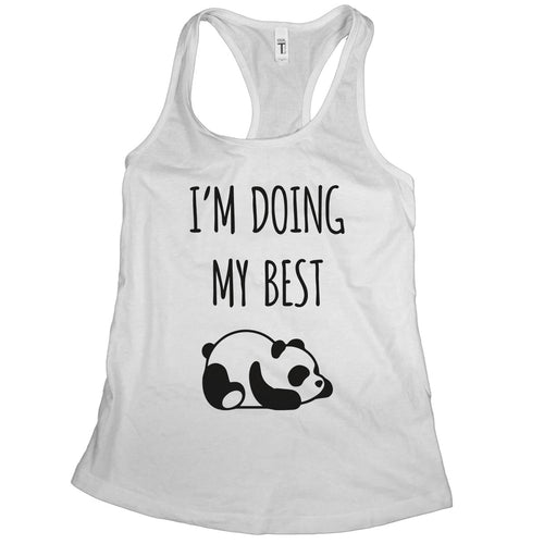 Funny Unicorn Tank Tops Doing My Best Tank Women