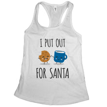 I Put Out For Santa Tank Top Funny Christmas Tanks for Women