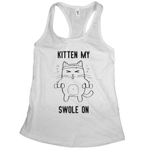 Kitten Tank Top Women Kitten My Swole On Tank Cat Workout Tank Top Women