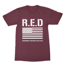 Red Shirt Friday T-Shirts Support Remember Everyone Deployed Shirt
