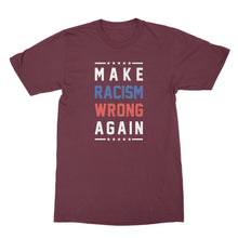 Make Racism Wrong Again Shirt Trump is a Racist T Shirt Anti Racism Tshirt