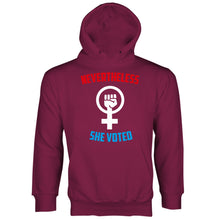 Nevertheless She Voted Hoodie Blue Wave Hoodie Never The Less She Persisted Hoodie