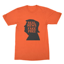 Real News Fake President Shirt Anti Donald Trump Tshirt Clothing