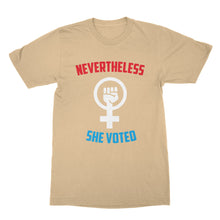 Nevertheless She Voted Feminist Shirt Democrat Vote Shirt Womens Vote T-Shirts