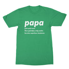 Papa Grandpa Shirt Papa Like A Grandpa Only Cooler Funny Grandfather Shirt