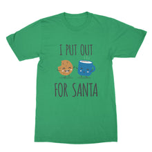 I Put Out For Santa Tshirt Adult Humor Christmas Shirt Naughty Santa Shirt
