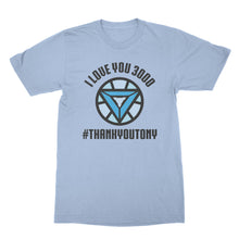 I Love You 3000 Tshirt Thank You Tony Stark Shirt