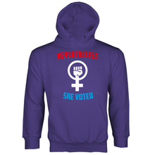Nevertheless She Voted Hoodie Blue Wave Hoodie Never The Less She Persisted Hoodie