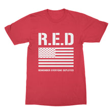 Red Shirt Friday T-Shirts Support Remember Everyone Deployed Shirt