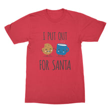 I Put Out For Santa Tshirt Adult Humor Christmas Shirt Naughty Santa Shirt