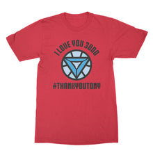 I Love You 3000 Tshirt Thank You Tony Stark Shirt