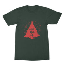 Let's Get Lit Funny Christmas Drinking T-Shirt Lets Get Lit Christmas Shirt